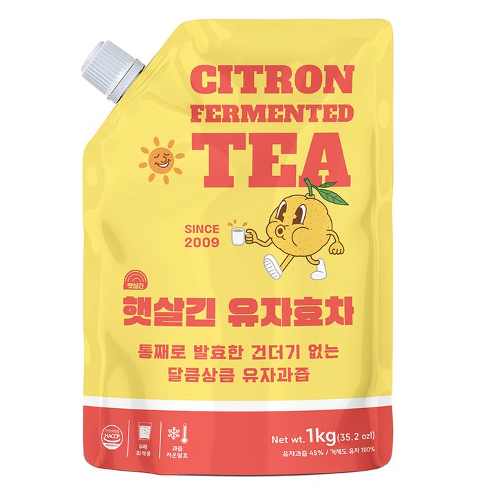 
                                                        햇살긴 유자효차, 1kg, 1개
                                                    