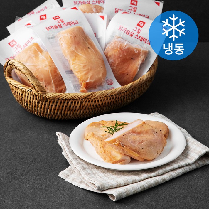 오쿡 그릴 닭가슴살 스테이크 (냉동), 100g, 20팩