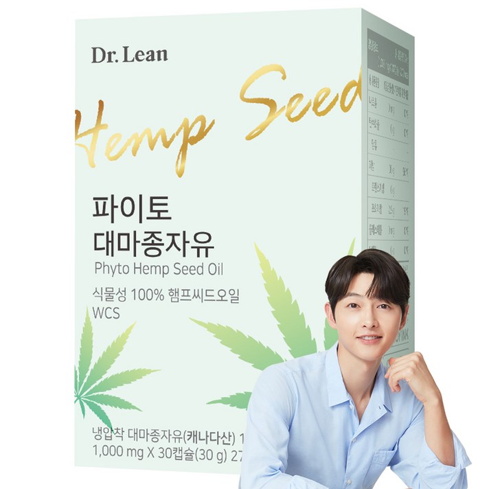  닥터린 WCS 냉압착 캐나다산 파이토 대마종자유, 30정, 1개 