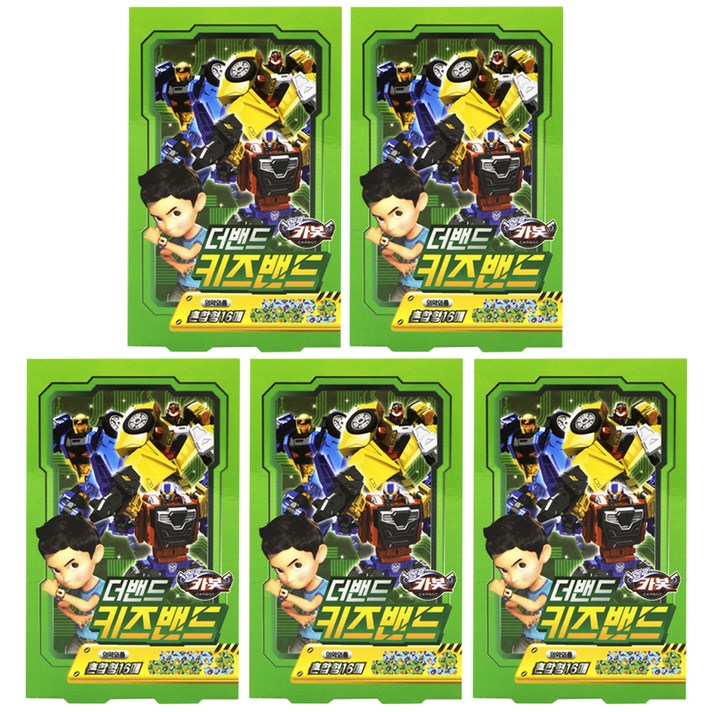 
                                                        아텍스 헬로카봇 캐릭터 키즈밴드 혼합형 랜덤발송, 16매입, 5개
                                                    