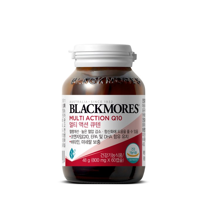 블랙모어스 멀티액션큐텐 60정, 48g, 1개