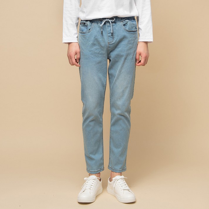 캐럿 남성용 스판 밴딩 청바지