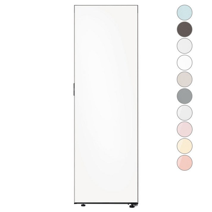색상선택형 삼성전자 비스포크 키친핏 1도어 냉동고 우개폐 347L 방문설치