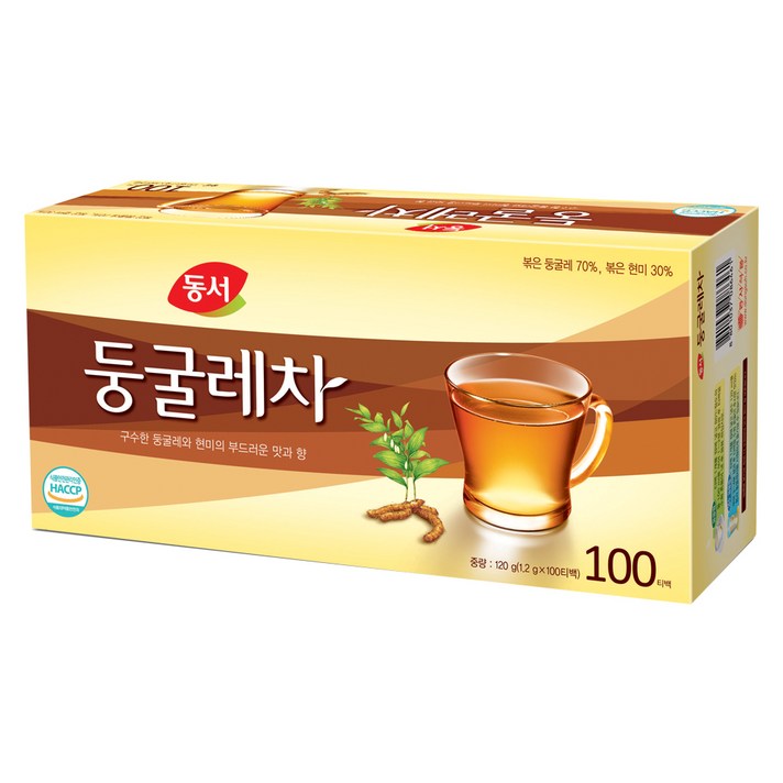 동서 둥굴레차, 1.2g, 100개