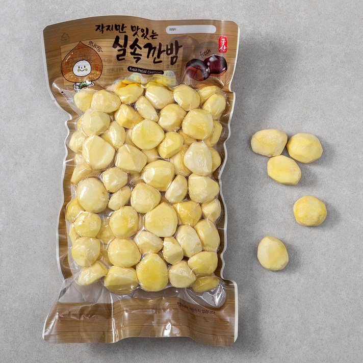 아산율림 실속 깐밤, 500g, 1봉