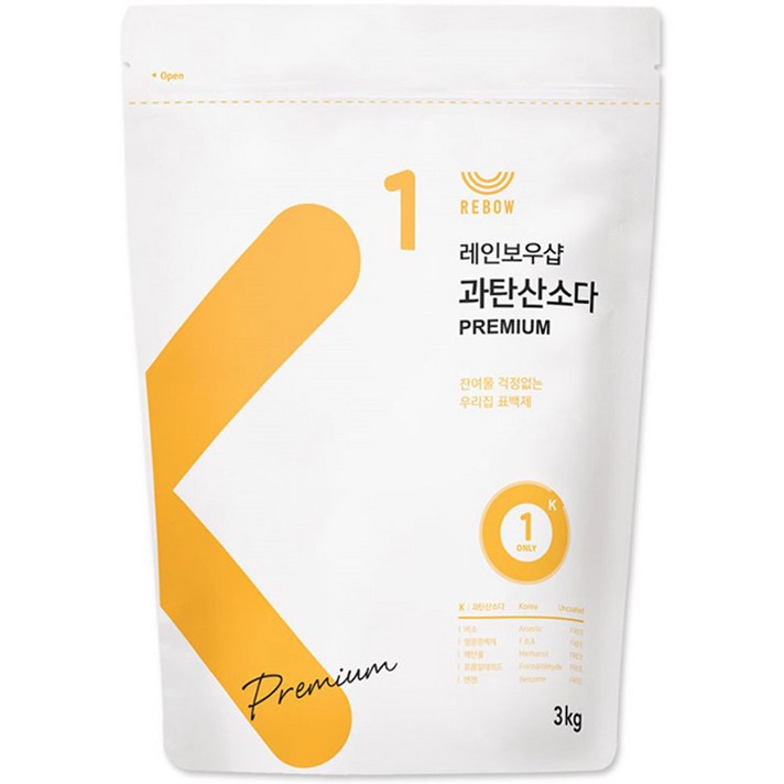  레인보우샵 과탄산소다 프리미엄, 3kg, 1개 