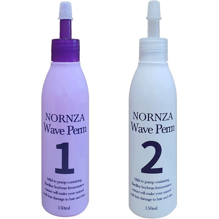  노른자 웨이브펌 파마약 1제 150ml + 2제 150ml, 1세트 