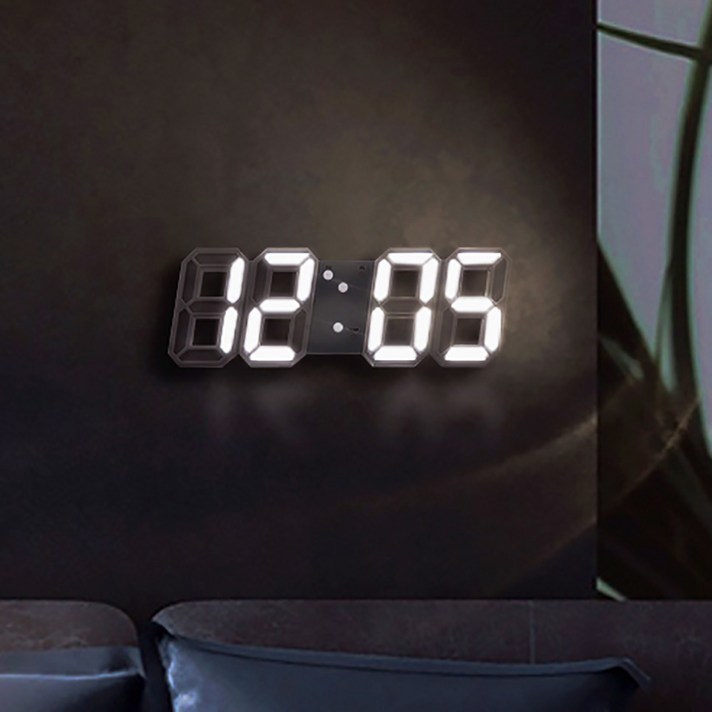 홈플래닛 LED 벽시계 미니