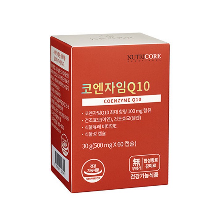 뉴트리코어 코엔자임 큐텐, 60정, 1개