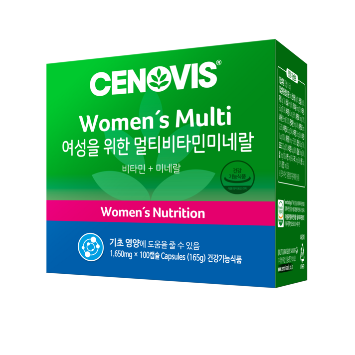 세노비스 여성용 멀티비타민미네랄, 100캡슐, 1개