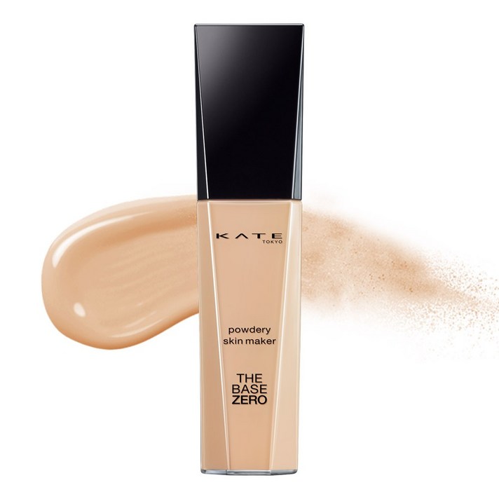 케이트 파우더리 스킨 메이커 더 베이스 제로 파운데이션 30ml, 02 웜 아이보리, 1개