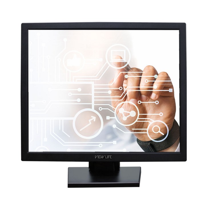 뷰라이프 43.1cm HD 정전식 터치모니터 17, TM-17