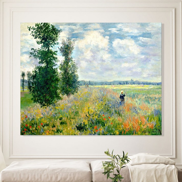 세잔느화실 클로드 모네 양귀비 들판