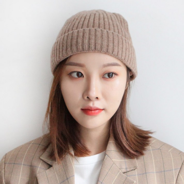 바비수 기본웜핏 숏 니트 비니