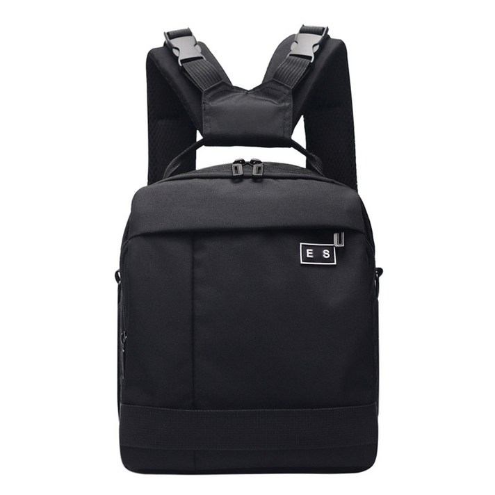 BAGnBAGs 숄더 겸용 카메라 백팩 DS-175, 블랙