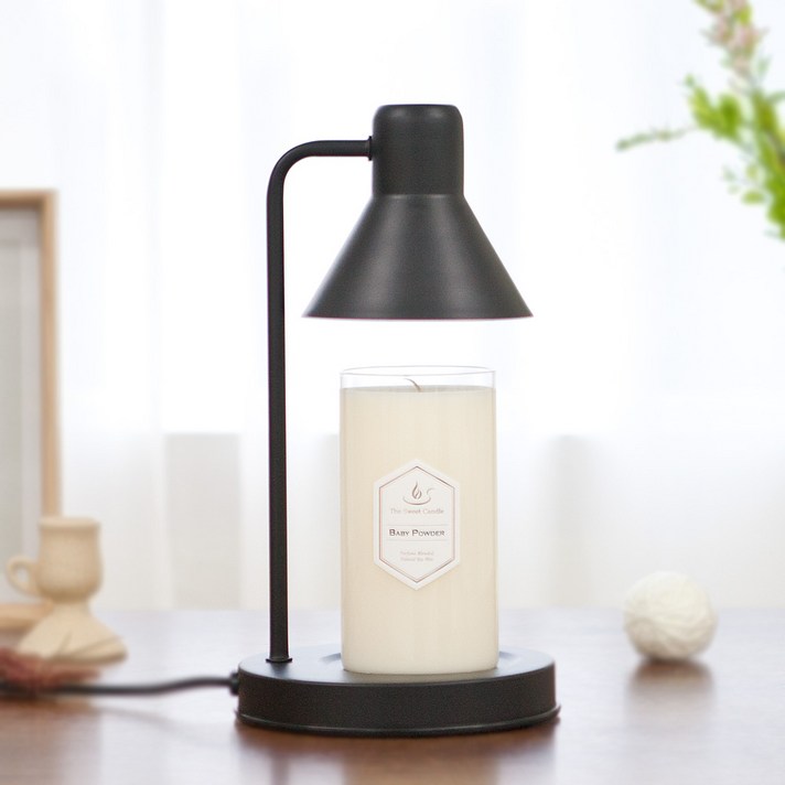 
                                                        더스윗캔들 + 모노 캔들워머 블랙 다이얼 + 전구 2p 세트, 베이비파우더
                                                    