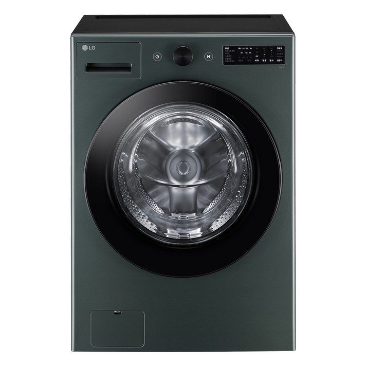  LG전자 트롬 오브제 컬렉션 세탁기 FG19GN 19kg 방문설치, 네이처 그린 