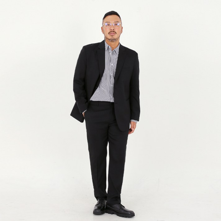 파이브라지 남성용 오버핏 스판 데일리 빅사이즈 정장 세트