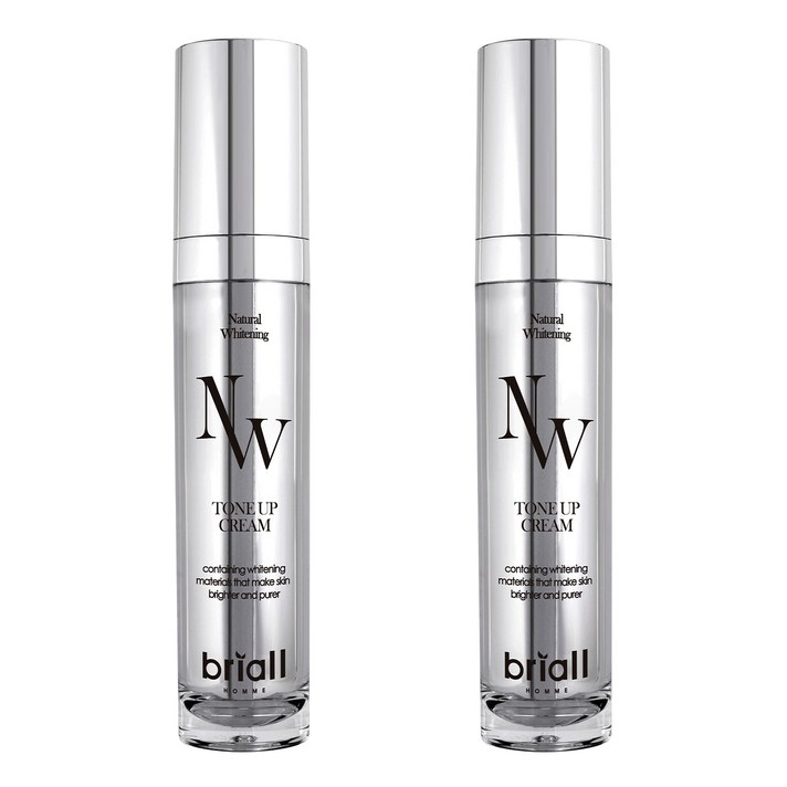 브리올옴므 내츄럴 화이트닝 톤업 크림 50ml, 2개