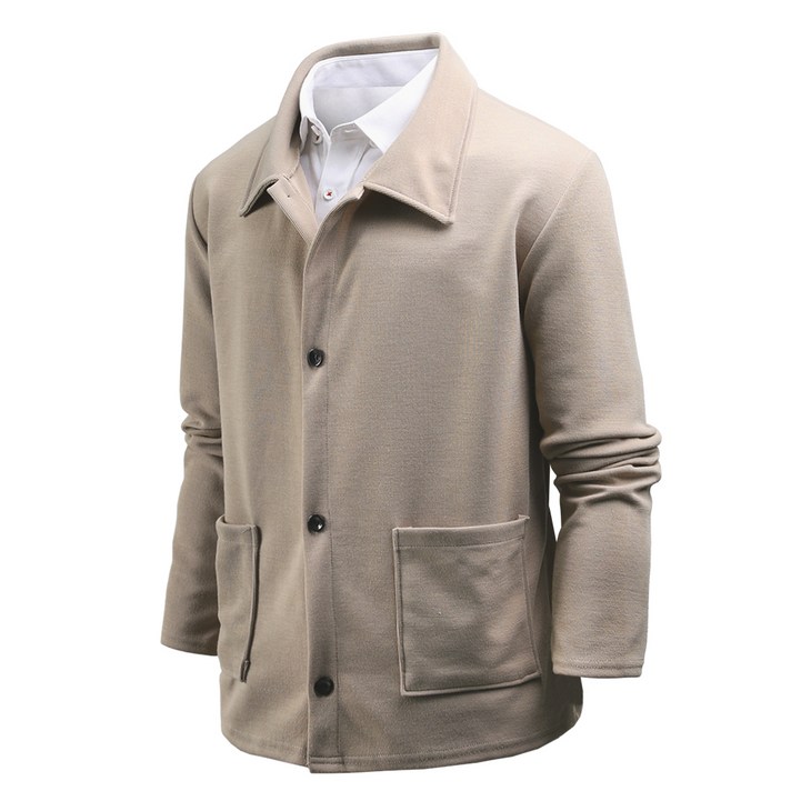 다꾸앙 남성용 언제봐도 카라 니트 가디건 C12C4_og2473