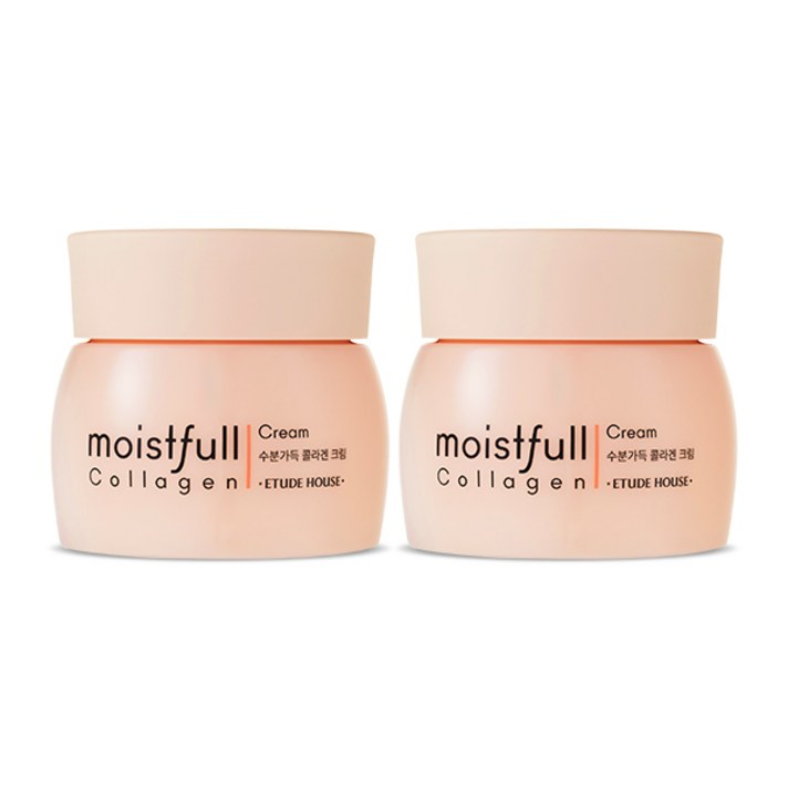 에뛰드 수분 가득 콜라겐 크림, 75ml, 2개