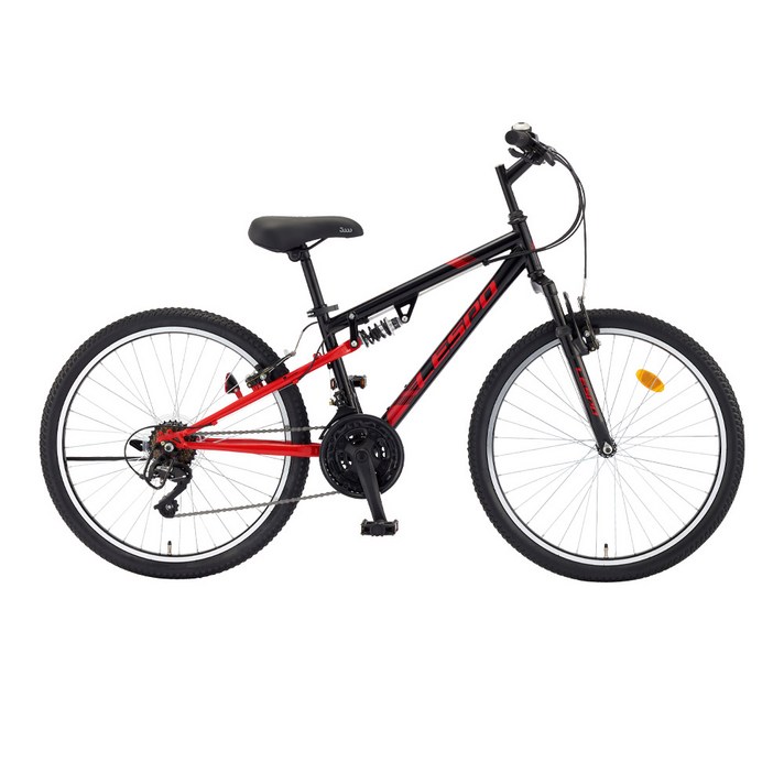 삼천리자전거 2023년형 24 태풍 DX 21단 자전거 60.96cm, 블랙 + 레드, 159cm