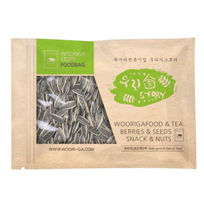 우리가스토리 볶은 껍질 해바라기씨, 800g, 1개