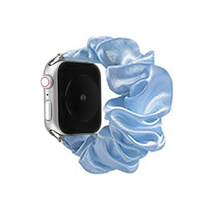 코쿼드 애플워치 6 5 4 3 2 SE 곱창밴드 스크런치 스트랩 밴드 38/40mm, 008