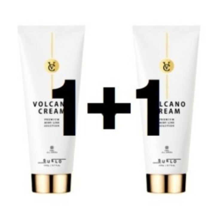 (임상시험완료 )슈엘로 붓기 감소 볼케이노VC 허벅지 종아리 뱃살 슬리밍 탄력 다이어트 홈트 크림 200g, 1+1 SET, 400g