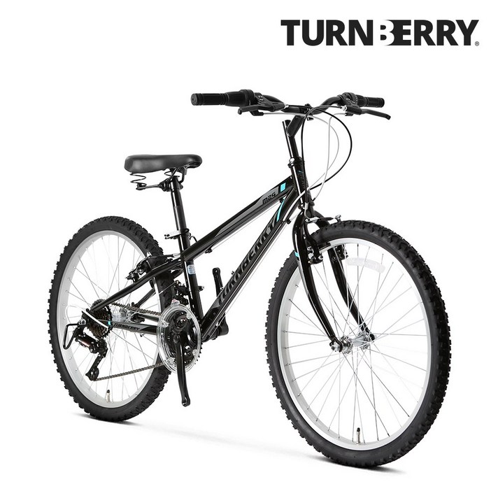 턴베리 M24 21단 24인치 MTB 자전거 초등학생 어린이자전거 어린이선물, 민트, 미조립