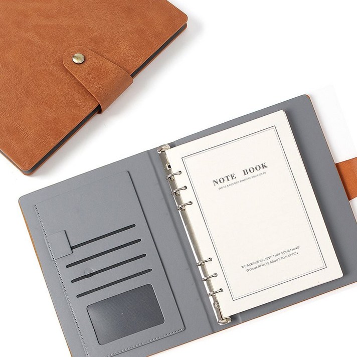 다이어리형 유선노트 업무수첩 업무용다이어리 레더 par1616BB