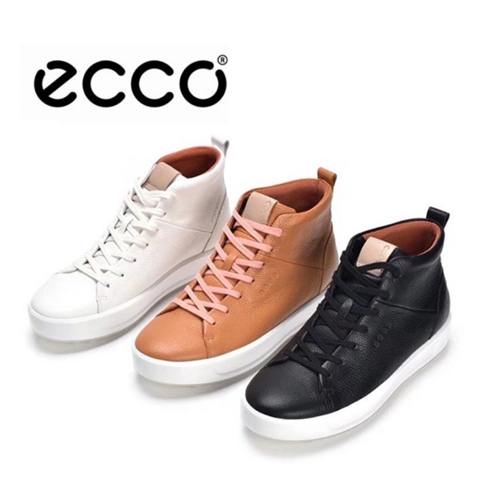 에코 여성 소프트 하이탑 스파이크리스 골프화 ecco