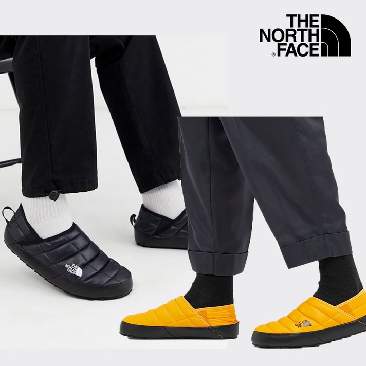 노스페이스방한화 써모볼 뮬 슬립온 패딩신발