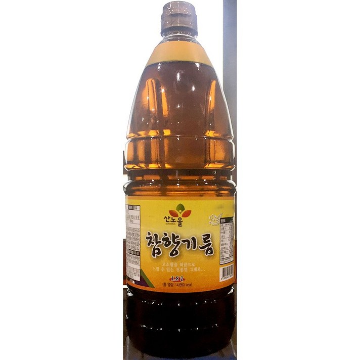 향미유 산노을 1.8L X10개 참기름 맛기름 업소용, 1