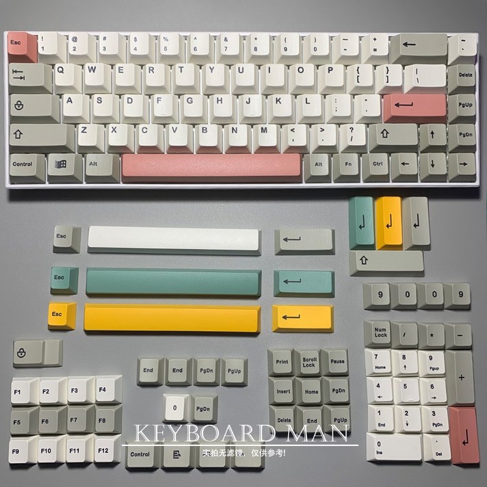 retro SA 9009 키캡 레트로 염료승화 174키 PBT, H, 공식 표준 분배, 옵션참조