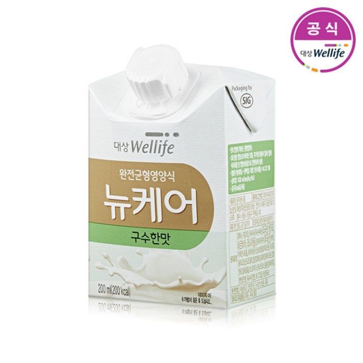 대상웰라이프 뉴케어 구수한맛 완전균형영양식, 60팩, 200ml