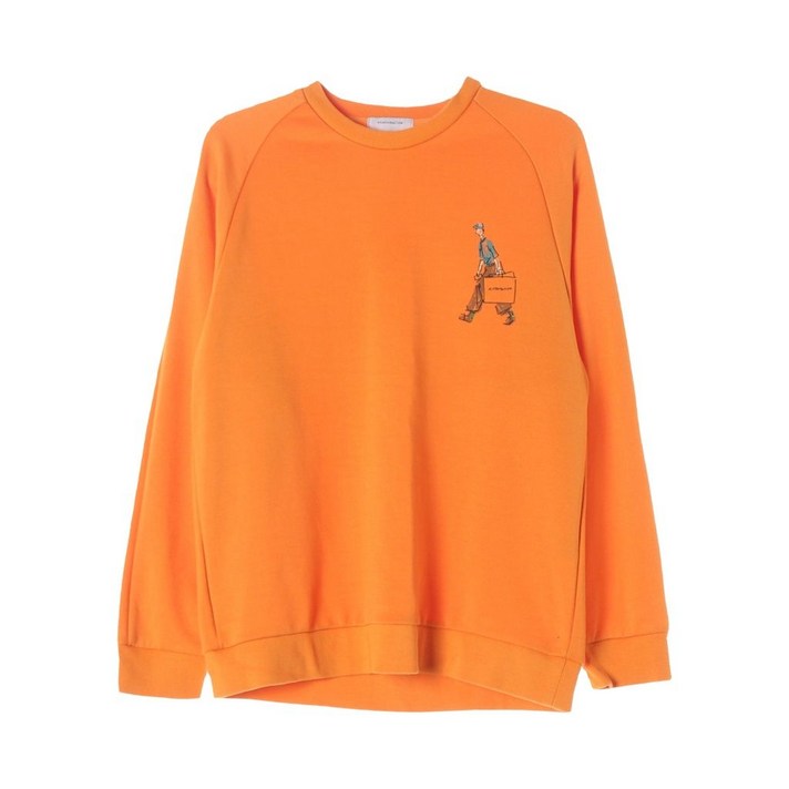 커스텀멜로우 MEN  M 폴리 코튼 로고 맨투맨