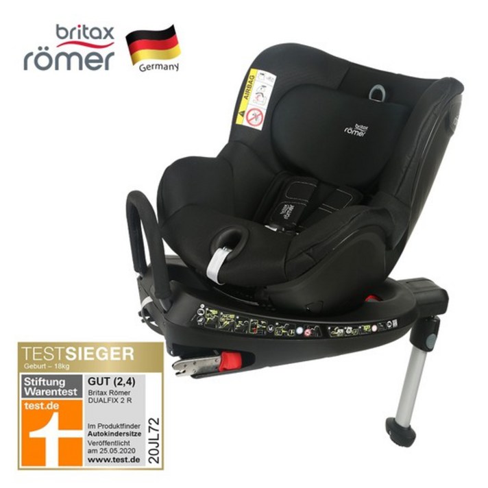 [브라이텍스]듀얼픽스 2_블랙_회전형카시트[ISOFIX]