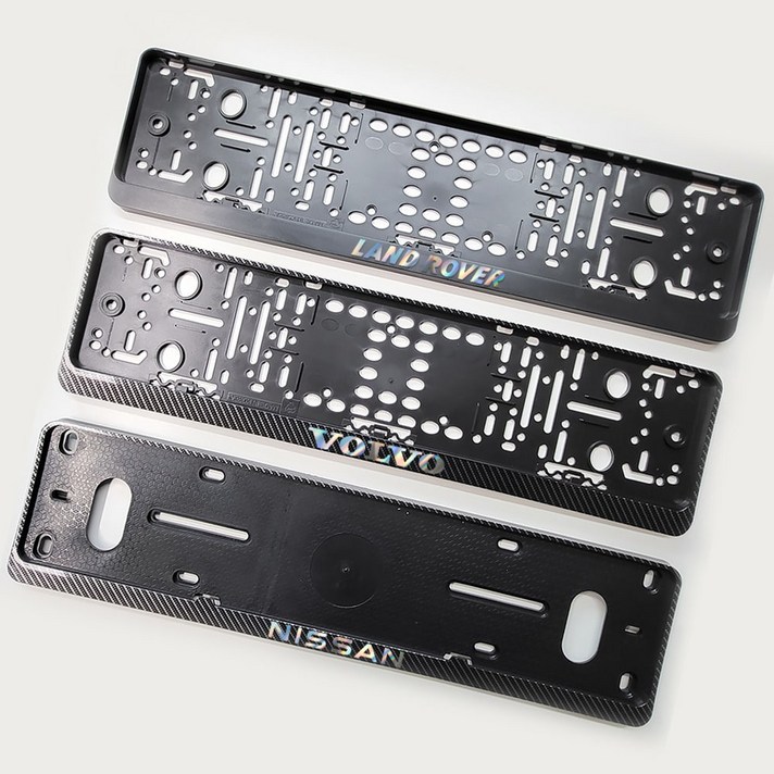 외제자동차 로고번호판 플레이트가드1, 1개