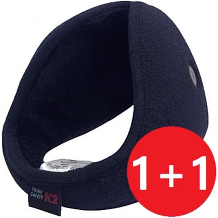 K2 [1+1] 겨울 귀마개 (보온성 우수), 5.네이비+네이비