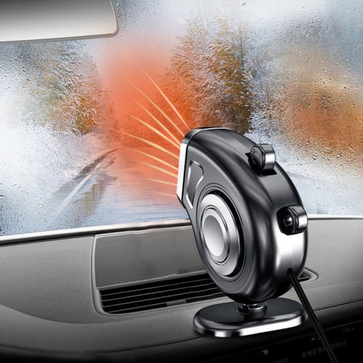 usb 미니 온풍기 전기히터 차량용 서리 제거 가정용, 블랙
