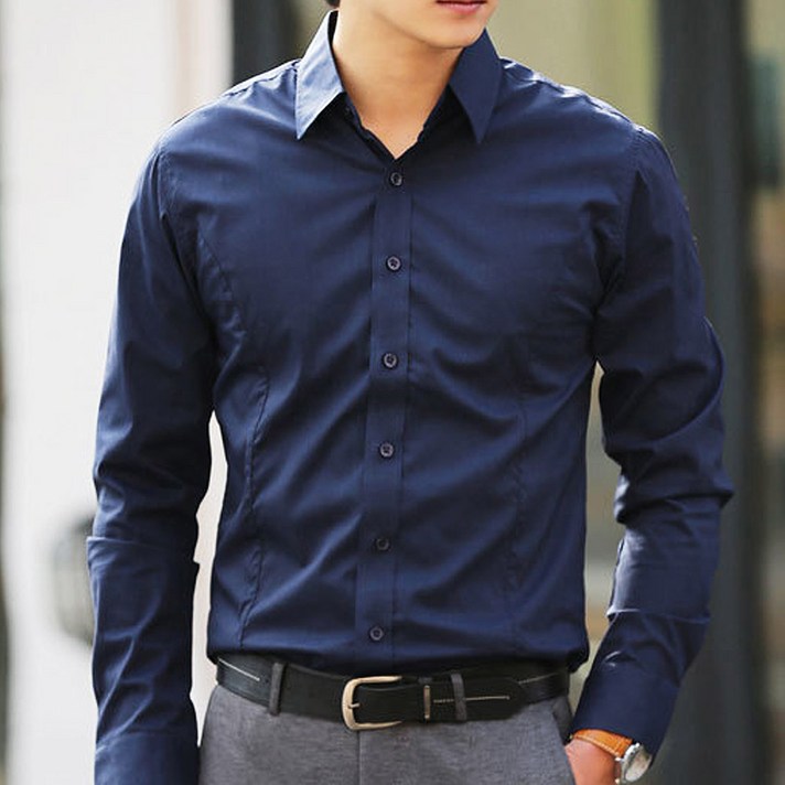 블루포스 남성용 라누스 스판 남방