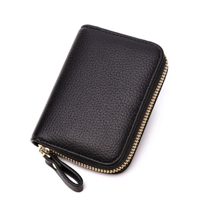 IROODA 대용량 가죽 카드지갑 11개포켓수납