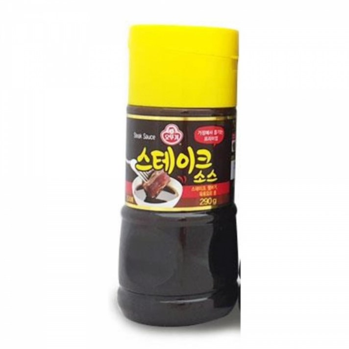 정통 오뚜기 스테이크소스 290g 소스류 간편한소스 간편소스 간편한소스 드레싱 맛있는소스 소스류 즐거운요리