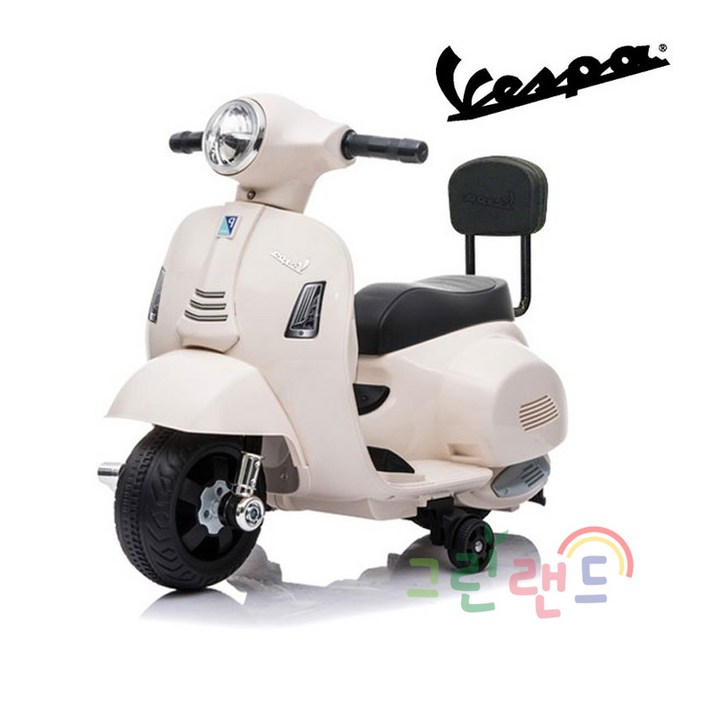 베스파 미니전동 스쿠터/유아 미니스쿠터/전동바이크/무선조종 자동차/전동바이크/전동 오토바이/아기 자동차/아기 오토바이, 화이트