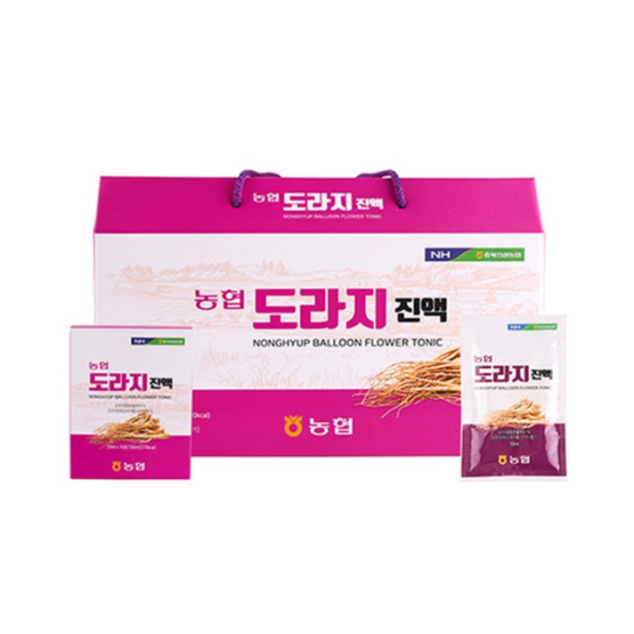 농협 국내산 흑마늘 도라지 진액 70ml x 30포 HACCP인증, 도라지진액 30포
