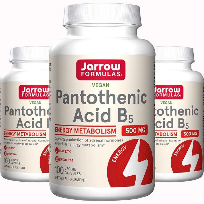  재로우 펜토텐산 B5 500mg 캡슐, 100정, 3개 