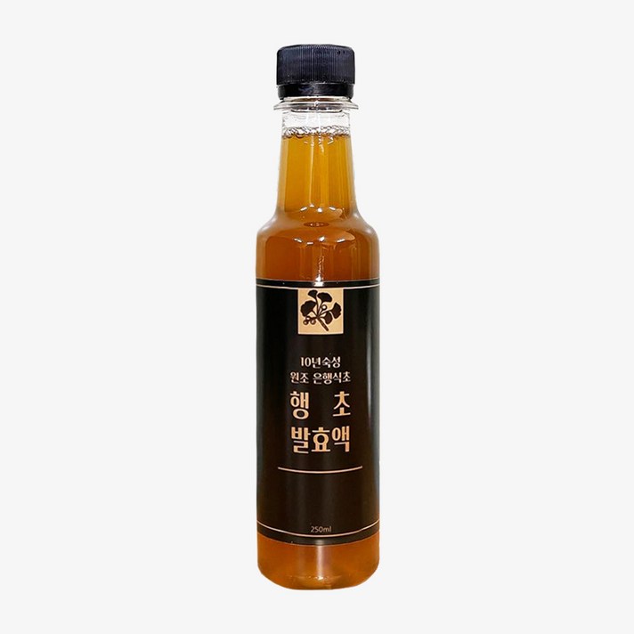 10년숙성 은행식초 행초발효액250ml, 250ml