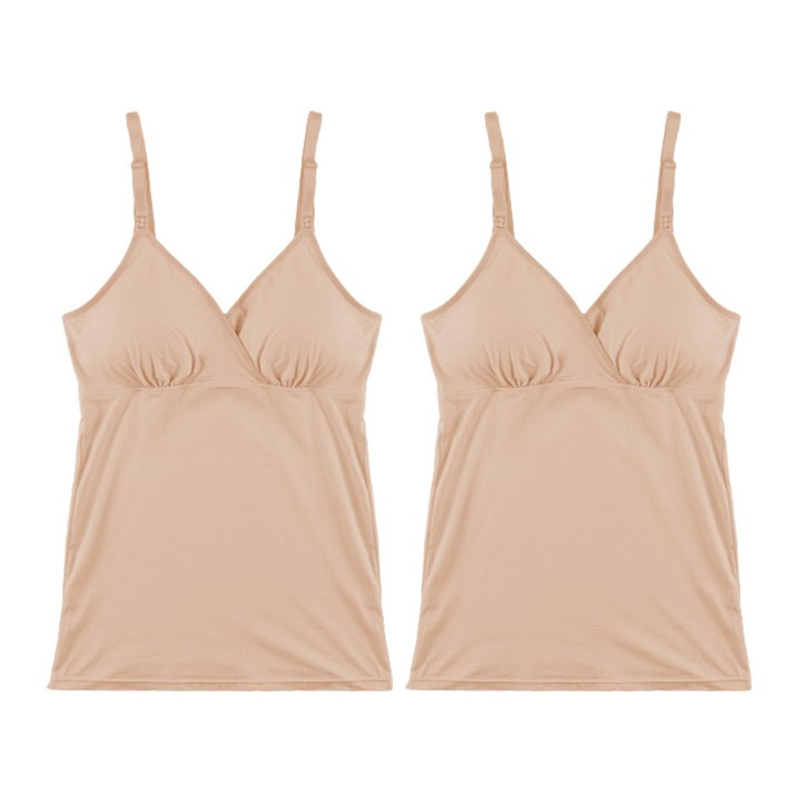 뉴니끄 면모달 원터치 솔리드 수유나시 2p