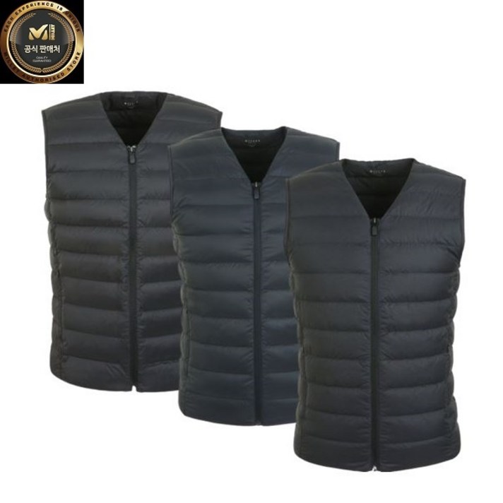 밀레 남성용 베키S 구스 베스트 MVPWV-402 신더 등산 조끼